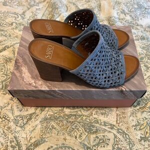 Franco Sarto block sandals